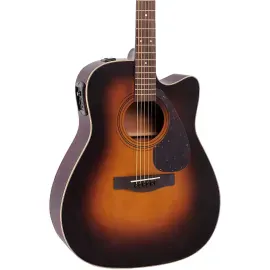 Yamaha FX335C Dreadnought Acoustic-Electric Guitar - Tobacco Sunburst