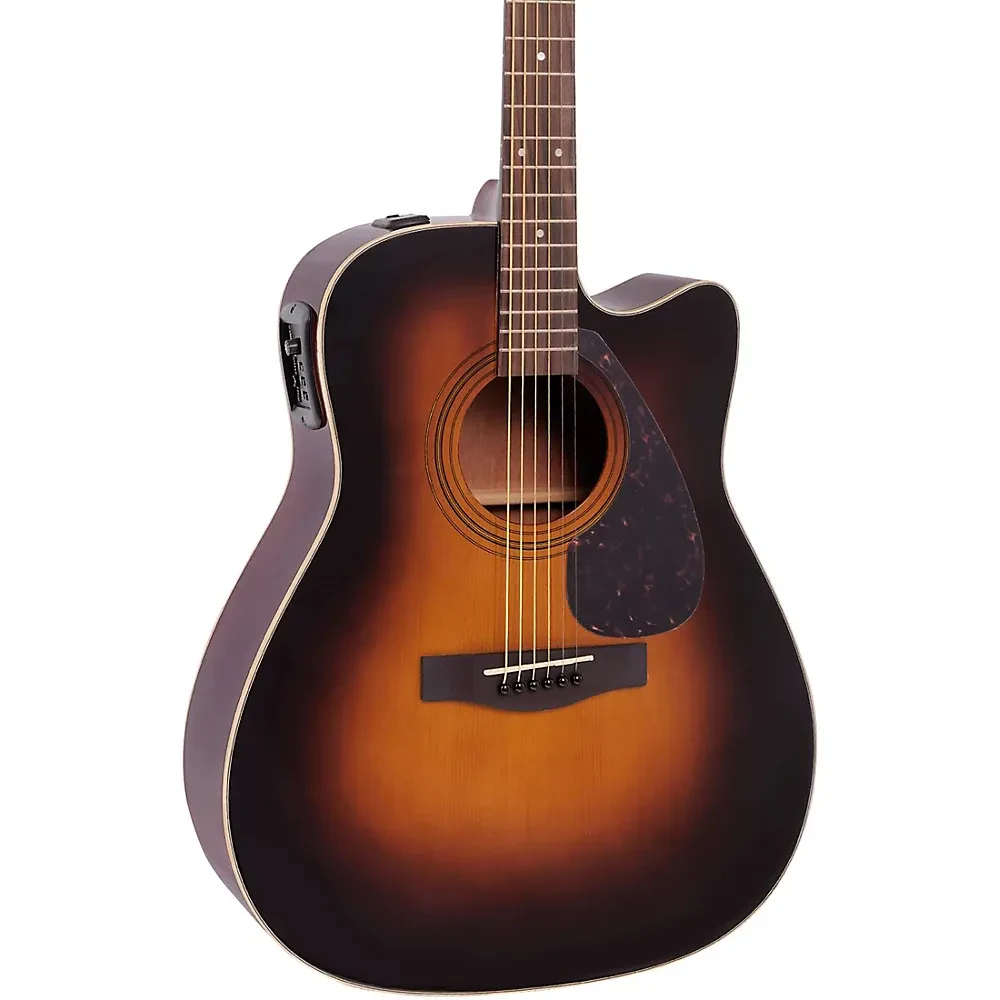 Yamaha FX335C Dreadnought Acoustic-Electric Guitar - Tobacco Sunburst