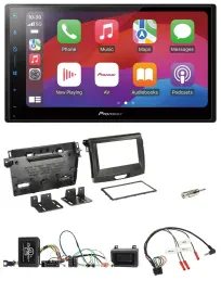 Автомагнитола для Ford Ranger (2AB, с 04/2015) Pioneer 2-DIN, DAB, USB, Bluetooth, поддержка кнопок на руле