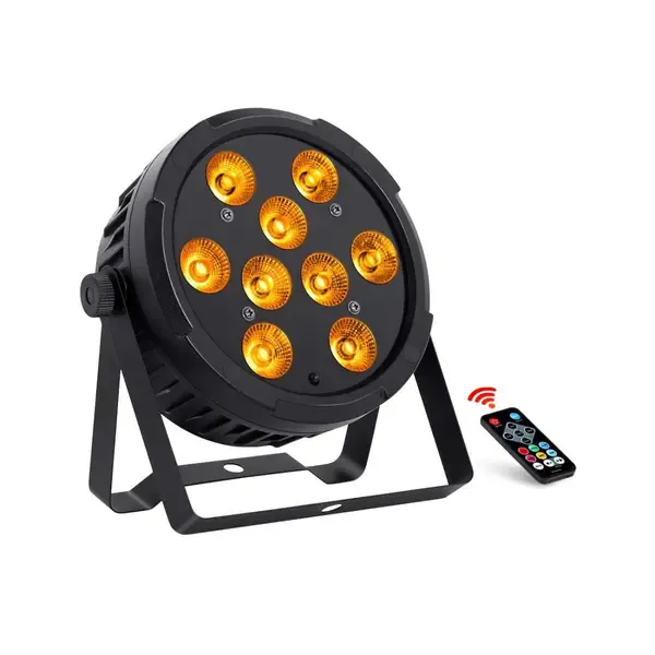 Прожектор Involight LEDPAR9HEX RGBWA+UV 7шт. DMX-512, ИК-ДУ светодиодный