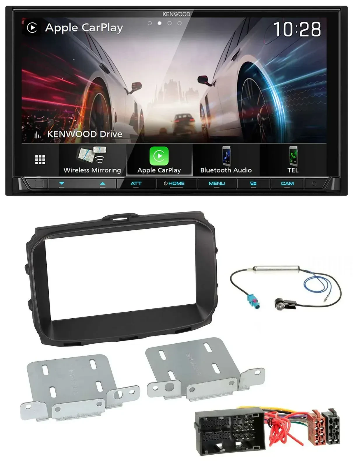 Автомагнитола для Alfa Romeo Giulietta 940 Kenwood 2DIN USB DAB Bluetooth MP3