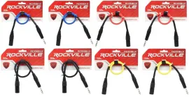 Коммутационный кабель Rockville RCXMB1.5 Multicolor 0.45 м (8 штук)