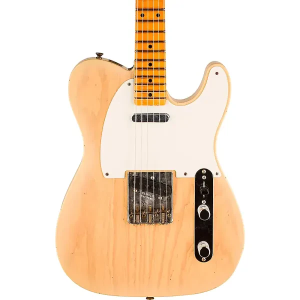 Fender Custom Shop 1958 Telecaster Journeyman Relic Electric Guitar Nat Blonde