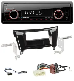 Blaupunkt SD USB 1DIN MP3 AUX Autoradio für Nissan Qashqai X-Trail ab 2014