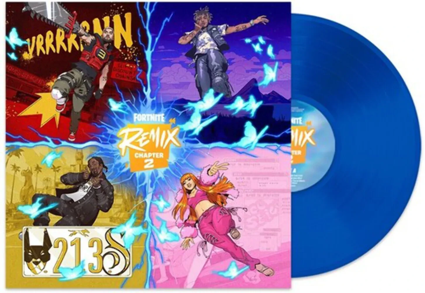 Various - Fortnite Remix Chapter 2 [Indie-Exclusive Blue Vinyl] NEW Vinyl