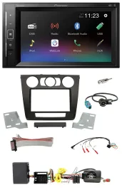 Pioneer DAB Lenkrad 2DIN Bluetooth USB Autoradio für BMW 1er Aktiv man. Klima E8