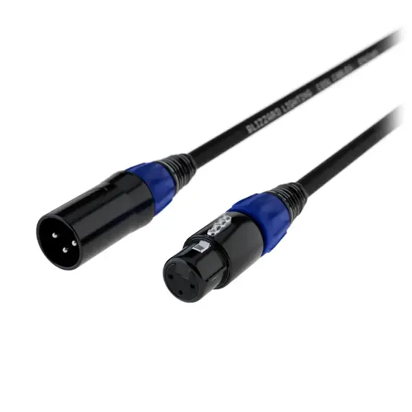 DMX-кабель Blizzard Lighting DMX-IP-50Q Black 15 м