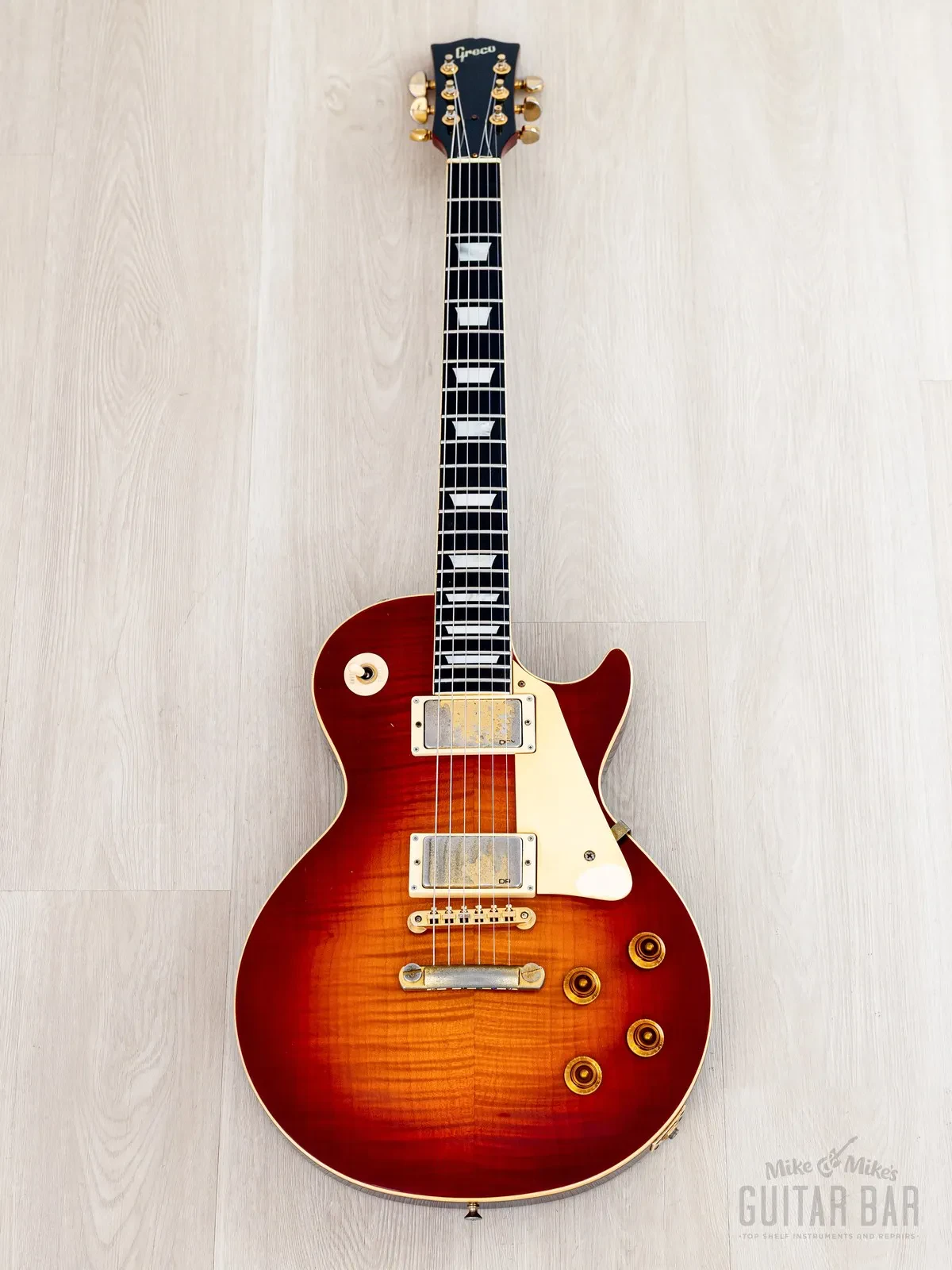 Электрогитара Greco EG59-240 Mint Collection HH Cherry Sunburst w/case Japan 1985