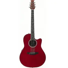 Электроакустическая гитара APPLAUSE AB24II-2S Balladeer Cutaway Ruby Red Satin