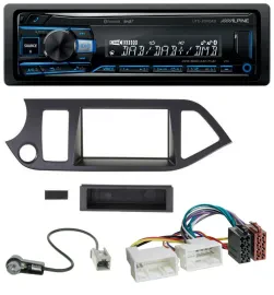 Alpine USB Bluetooth DAB MP3 Autoradio für Kia Picanto ab 2011 Start-Stop