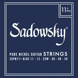 Струны для электрогитары Sadowsky Blue Label Pure Nickel 11-50