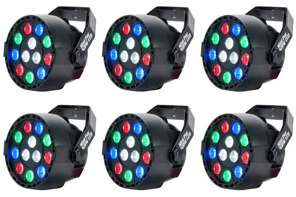 Светодиодный прибор American DJ Eliminator Mini Par RGBW LED (6 штук)