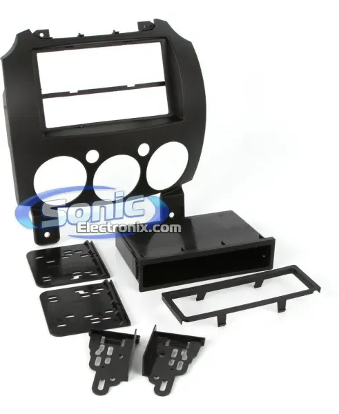 Metra 99-7518B Single/Double DIN Dash Installation Kit for 2011-2014 Mazda 2