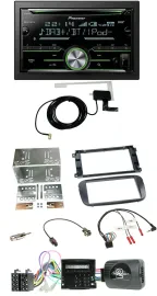 Pioneer CD USB Lenkrad Bluetooth 2DIN DAB Autoradio für Ford C-Max Galaxy Focus