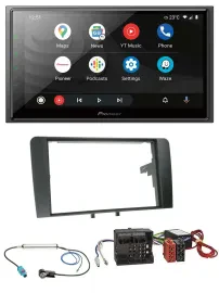 Pioneer USB 2DIN DAB MP3 Bluetooth Autoradio für Audi A3 8P 2003-2012 Aktivsyste
