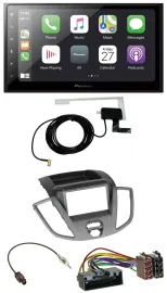 Автомагнитола для Ford Transit V363 2014–2018 Pioneer 2DIN, USB, MP3, Bluetooth, DAB