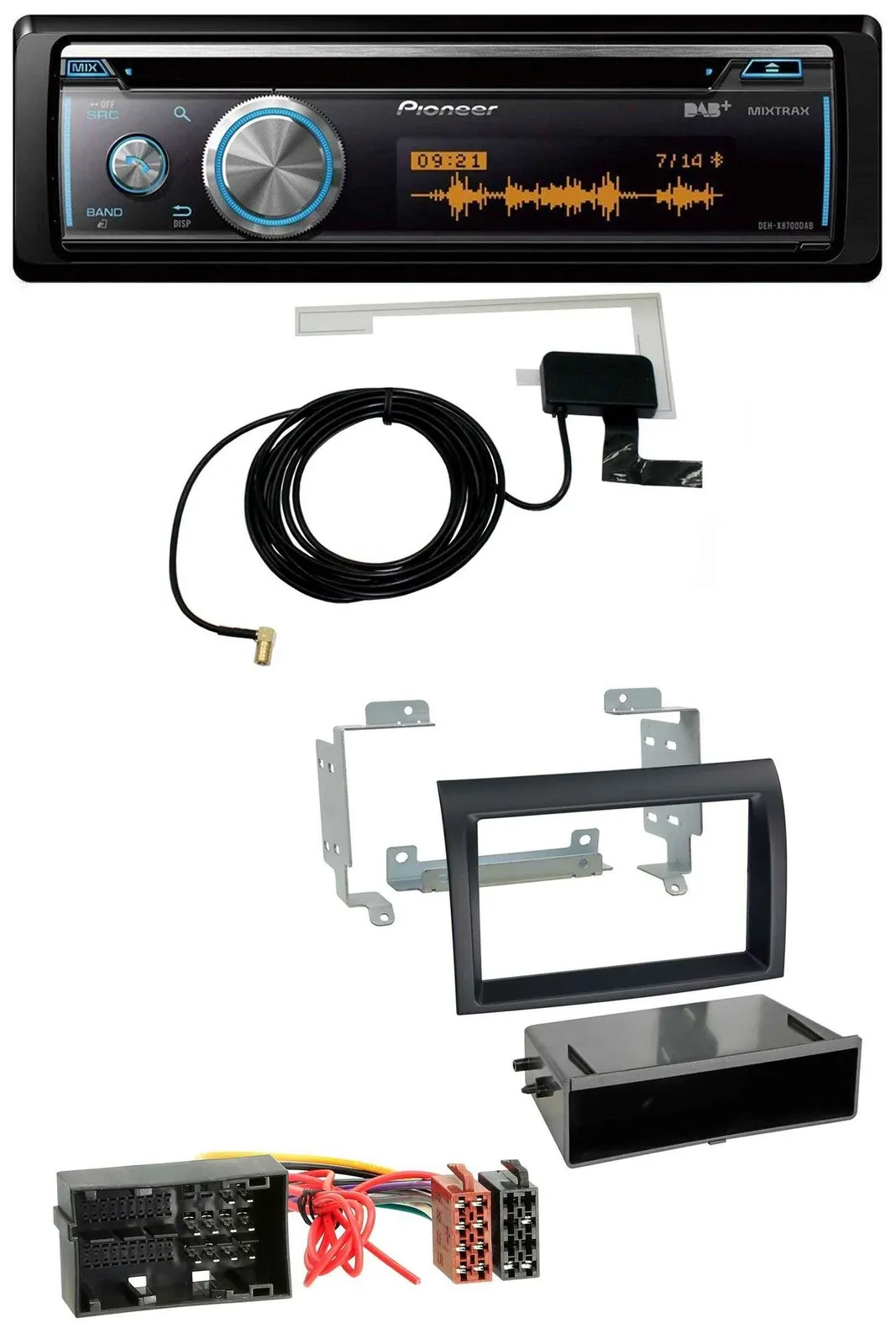 Автомагнитола для Citroen Jumper (с 2014), Fiat Ducato Pioneer Bluetooth DAB MP3 USB CD