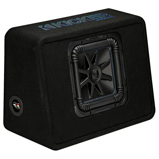 Kicker 44TL7S102 Loaded 600W RMS L7S 10" Vented Subwoofer Enclosure Box