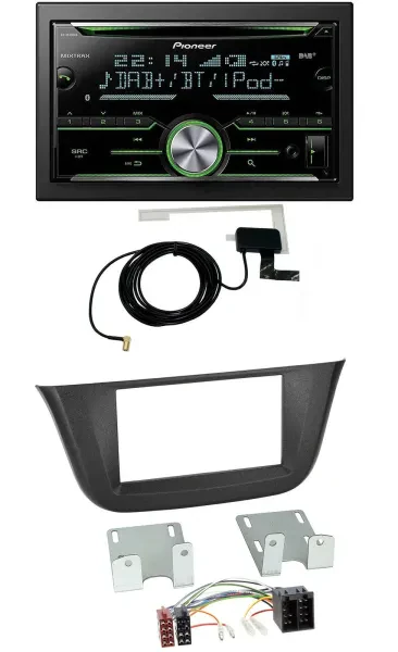 Pioneer CD USB MP3 Bluetooth 2DIN DAB Autoradio für Iveco Daily (ab 2014)