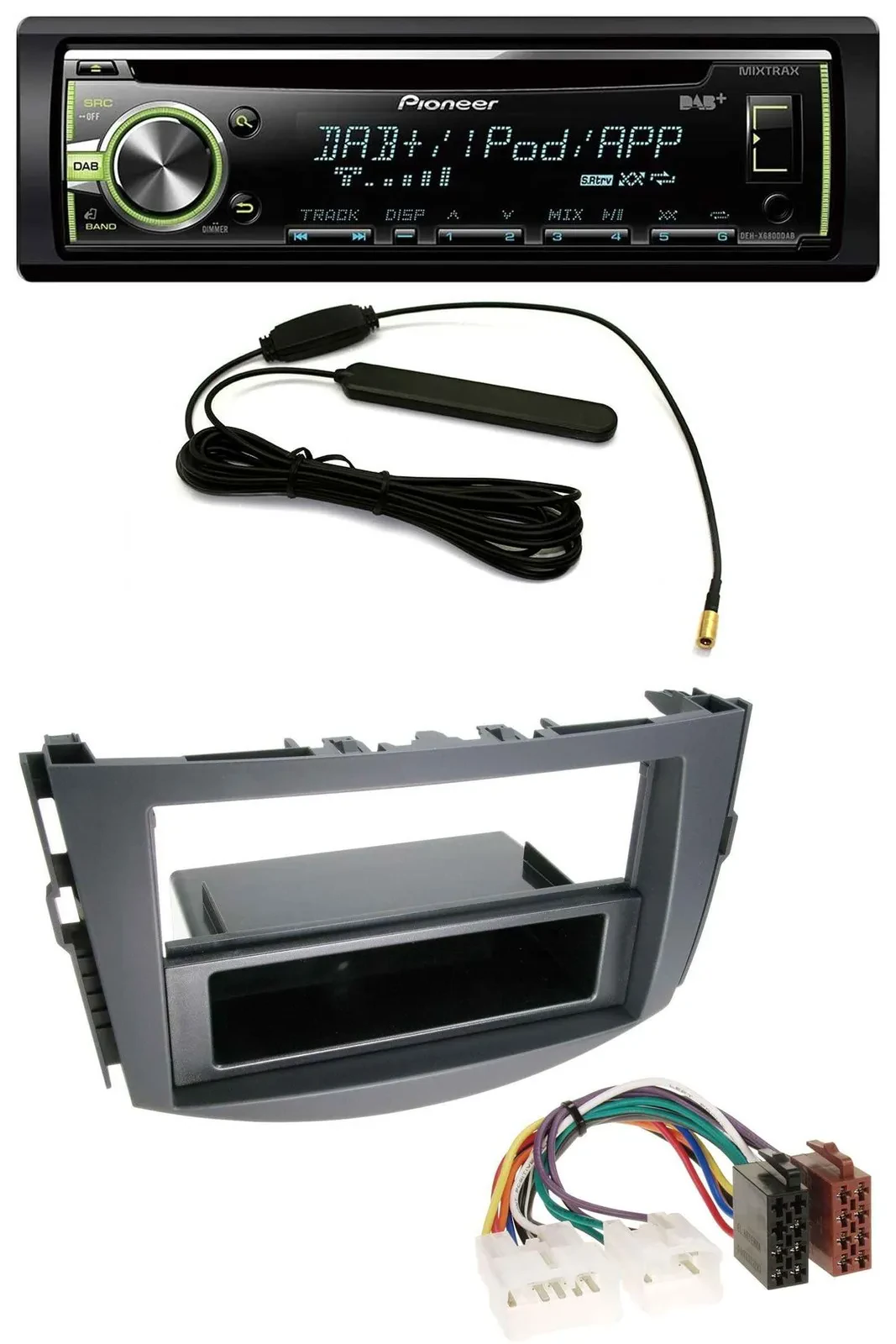 Pioneer MP3 USB CD DAB AUX Autoradio für Toyota RAV-4 (ab 2006)