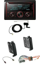 Pioneer 2DIN MP3 DAB USB CD Bluetooth Autoradio für Dodge Durango Jeep Grand Che