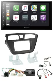 Pioneer Lenkrad Bluetooth DAB 2DIN USB Autoradio für Hyundai i20 ab 2015 ohne So