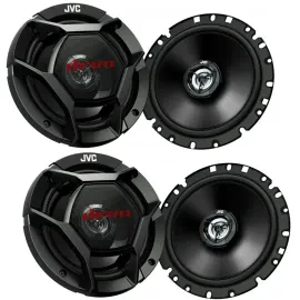 (2-Pairs) JVC CS-DR1721 200W 6.75" 2-Way Coaxial Car Speakers