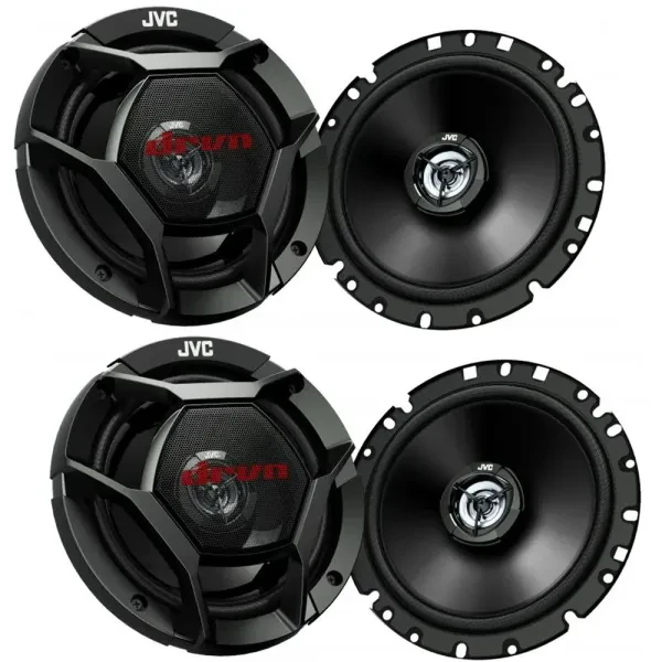(2-Pairs) JVC CS-DR1721 200W 6.75" 2-Way Coaxial Car Speakers