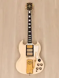 Электрогитара Gibson Les Paul Custom SG HHH Polaris White w/case USA 1961