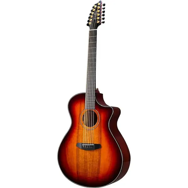 Электроакустическая гитара Breedlove Oregon Myrtlewood 12-String Cutaway Concerto Old Fashioned Sunburst