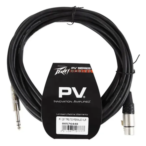 Коммутационный кабель Peavey PV 10' TRS to Female XLR