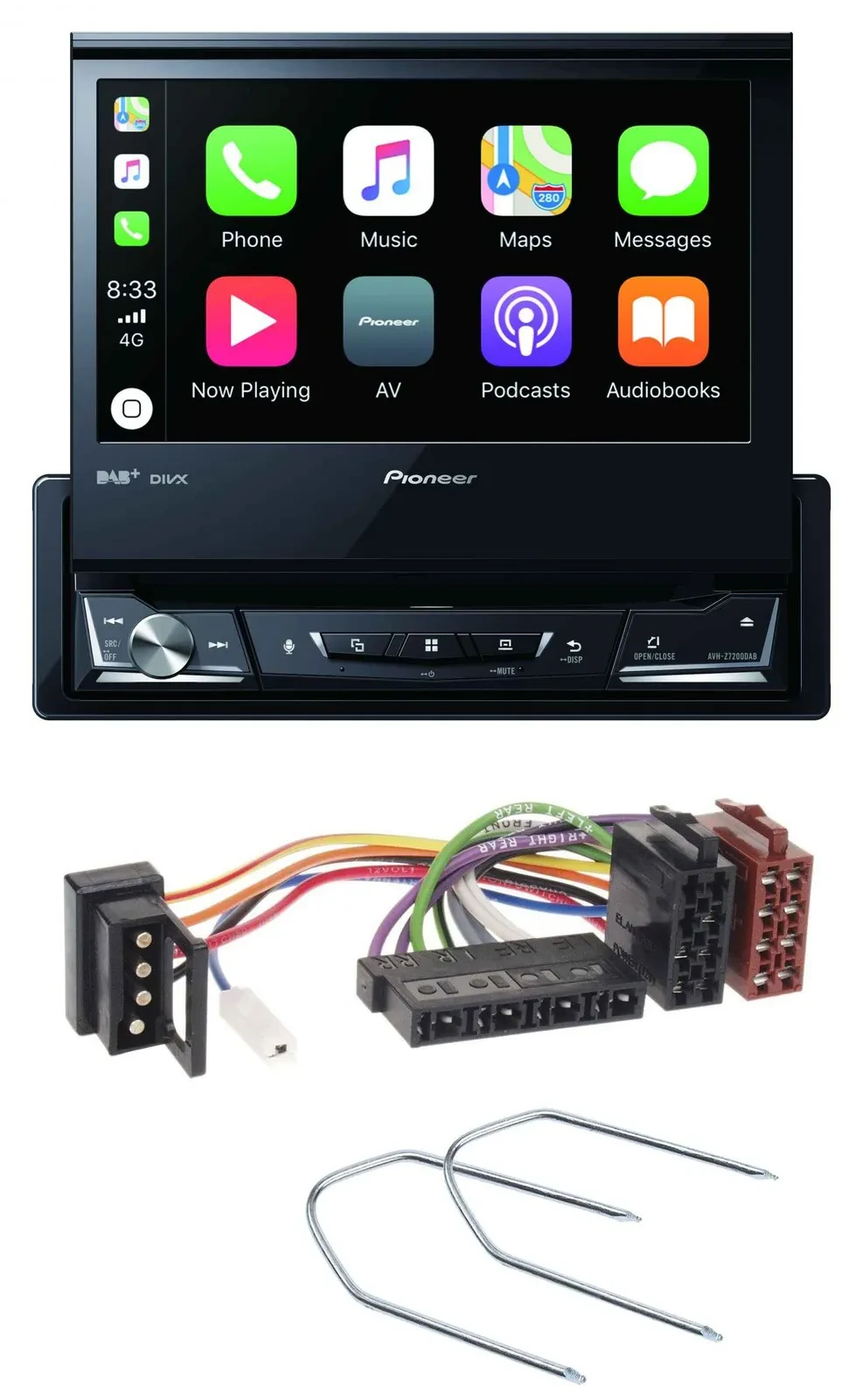 Pioneer DVD Bluetooth DAB USB MP3 Autoradio für Mercedes E-Klasse W124 S-Klasse