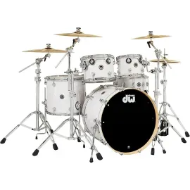 DW DWe Wireless A/E Convertible 5-Piece Drum Set Bundle 22" Bass Finish Ply WMP