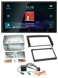 JVC USB Bluetooth 2DIN DAB MP3 Autoradio für Skoda Fabia 6Y Facelift 2004-2007 Q