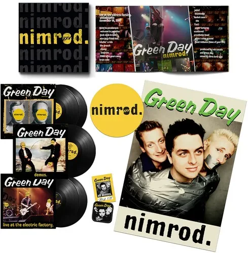 Виниловая пластинка Green Day - Nimrod (25th Anniversary Edition) [New Vinyl LP] Oversize Item Spilt