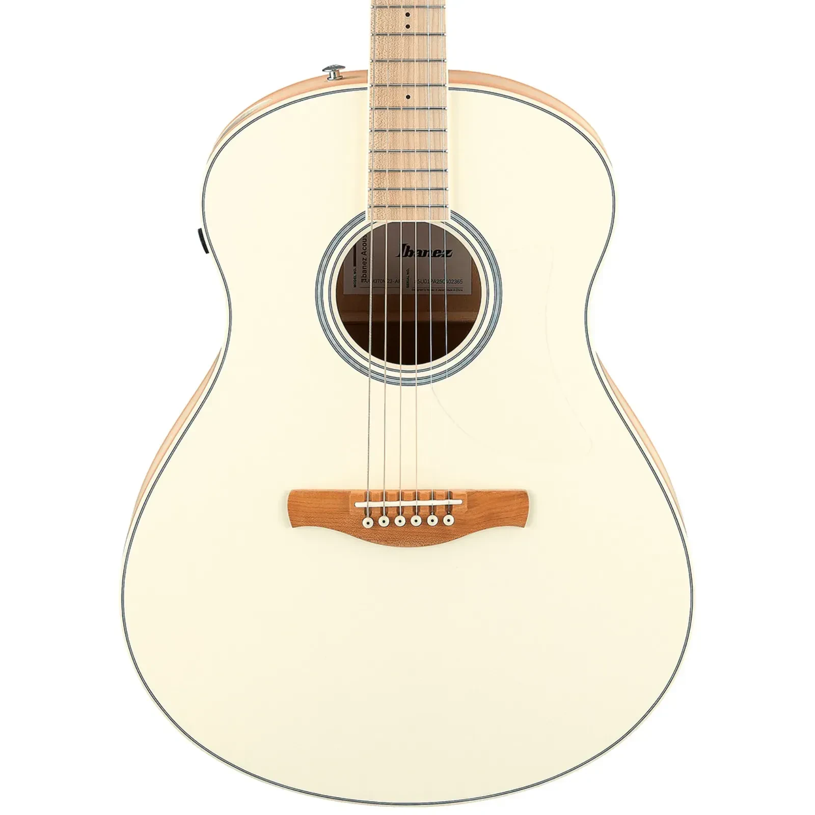 Ibanez AAM370M2E GA Acoustic-Electric Guitar Solid Spruce Top Antique Peach Fuzz
