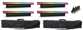 Световая балка CHAUVET DJ COLORBANDSPECTRAILS (набор, 4 шт.) с D-Fi USB и сумками