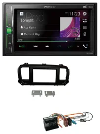 Автомагнитола Pioneer 2DIN MP3 DAB USB Bluetooth для Citroen Jumpy/Dispatch/Spacetou