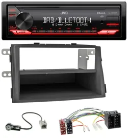 JVC Bluetooth USB DAB MP3 Autoradio für Kia Sorento II (XM, 2009-2012)
