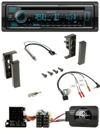 Автомагнитола Kenwood Bluetooth DAB USB CD для Audi A2/A3/A4/A6 (1999–2000)