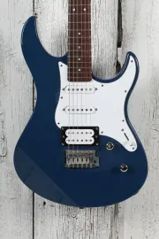 Yamaha PAC112V Double Cut Solid Body Electric Guitar United Blue Finish