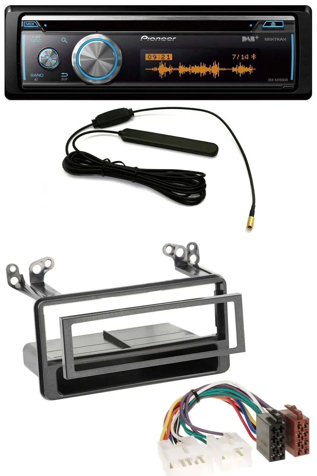 Pioneer CD USB Bluetooth DAB MP3 Autoradio für Toyota Avensis, Verso, Celica