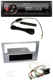 Pioneer MP3 DAB 1DIN AUX USB Autoradio für Opel Astra H Zafira B Corsa D ab 2005
