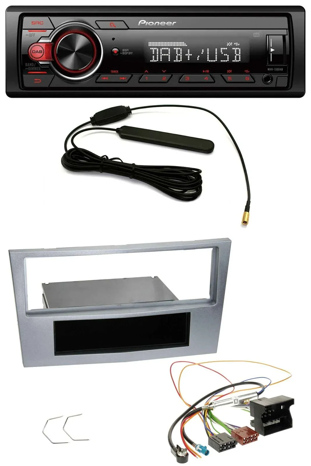 Pioneer MP3 DAB 1DIN AUX USB Autoradio für Opel Astra H Zafira B Corsa D ab 2005