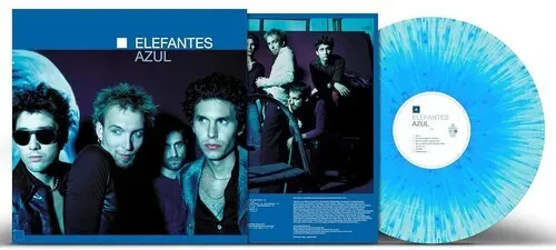 Виниловая пластинка Los Elefantes - Azul 25 Aniversario - Blue Splatter Vinyl [New Vinyl LP] Blue, C