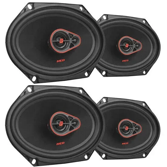 Cerwin Vega H7683 240W RMS 6x8" Coaxial Car Speakers (2-Pairs)