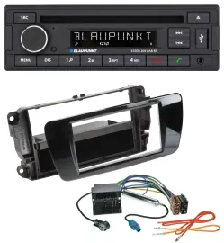 Автомагнитола для Seat Ibiza (с 2008) Blaupunkt USB MP3 Bluetooth DAB CD, черный глянец