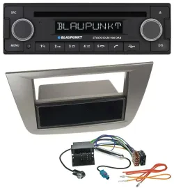 Blaupunkt MP3 Bluetooth DAB CD USB Autoradio für Seat Altea Toledo ab 05 Anthraz
