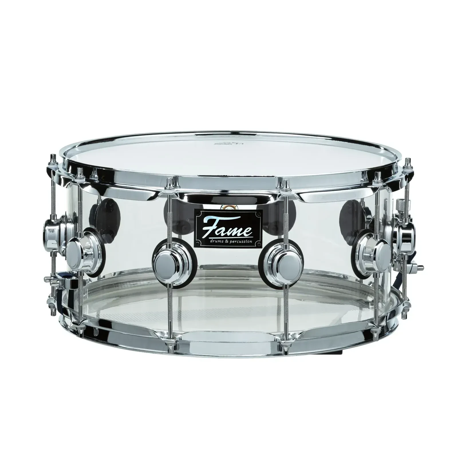 Малый барабан Fame Audio Crystallica Acryl 14x6.5 Clear
