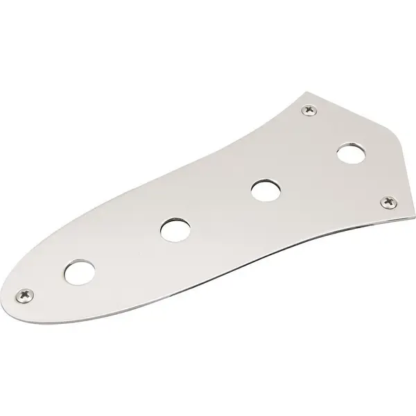 Накладка под потенциометры Fender Control Plate Deluxe Jazz Bass Chrome